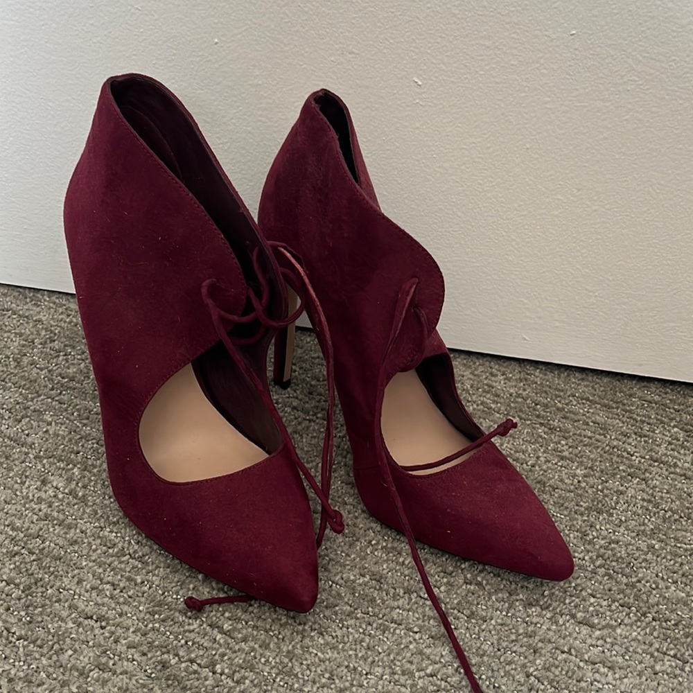 Aldo suede heels, size 7.5